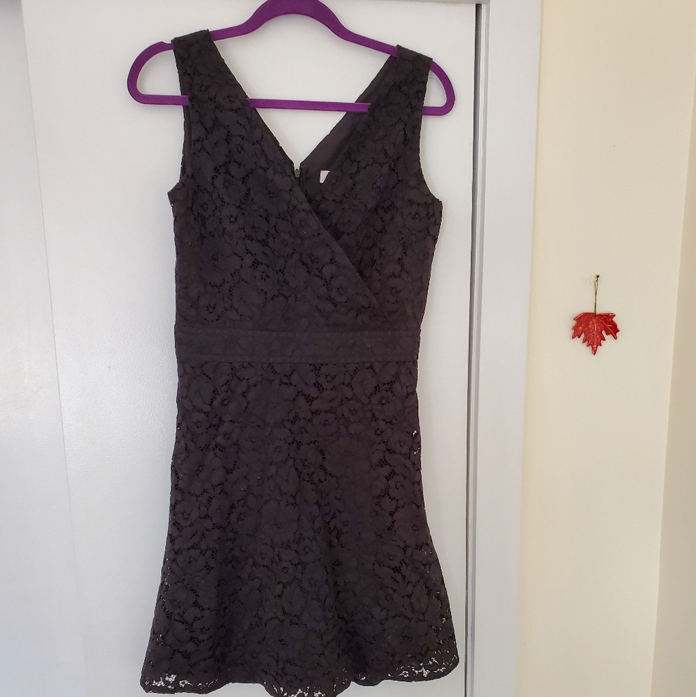 NWT Loft Floral Lace Fit & Flare LBD